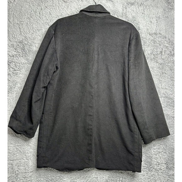 Loro Piana Saks Fifth Ave  Made Italy Black Cashmere Virgin Wool  Jacket 54/44 - Picture 9 of 11